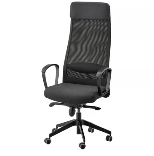 IKEA MARKUS Office chair, Adjust the height and angle of this chair so your workday feels comfortable [Vissle dark grey]