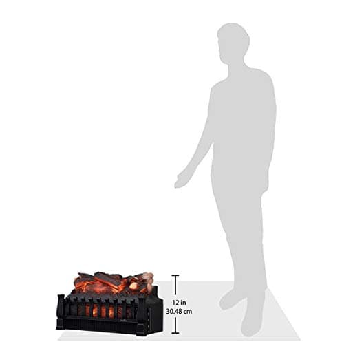 duraflame Electric Log Set 400 Sq Ft Heater, Faux Logs Insert with Lifelike Flames for Existing Fireplaces, Remote Control Included 7