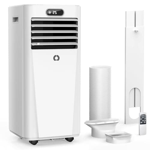 Portable Air Conditioners,10,000 BTU 3-in-1 Portable AC unit for Rooms up to 450 Sq. Ft, Featuring 24H Timer, Smart Sleep Mode, Window Kits Included, Perfect for Bedrooms, Kitchens, and Apartments.