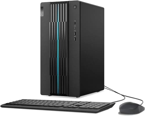 Lenovo IdeaCentre Gaming 5i - 2022 - Gaming Desktop - NVIDIA GeForce RTX 3050 - Intel i5 12400-8GB RAM - 512GB SSD - Win 11 - Black - Mouse & Keyboard - Free 3-Month Xbox GamePass