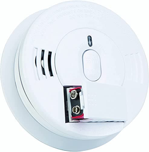 Kidde Smoke Detector, Hardwired Smoke Alarm with Battery Backup, Front-Load Battery Door, Test-Silence Button,(Pack of 2) White 7