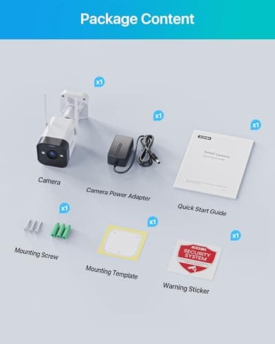 ZOSI Outdoor Security Camera,4MP Plug-in WiFi Cam with Spotlight Sound Alarm,Color Night Vision,2 Way Audio,Person Vehicle Detection,IP66 Weatherproof,Memory Card&Cloud Storage,for Home Surveillance 9