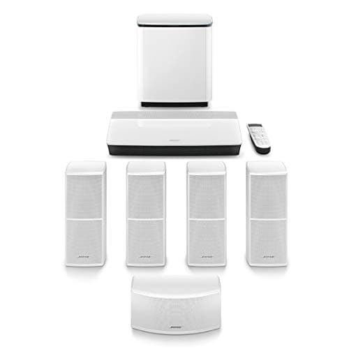 Bose 761682-1210 Lifestyle 600 Home Entertainment System, Works with Alexa, White