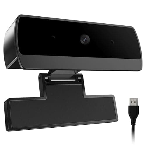 Diccik 1080P Webcam with Microphone, Full HD Web Camera for Desktop Computer and Laptop USB Computer Camera for PC Pro Streaming Webcam for Zoom/Skype/Teams, Plug and Play PC for Windows &Mac