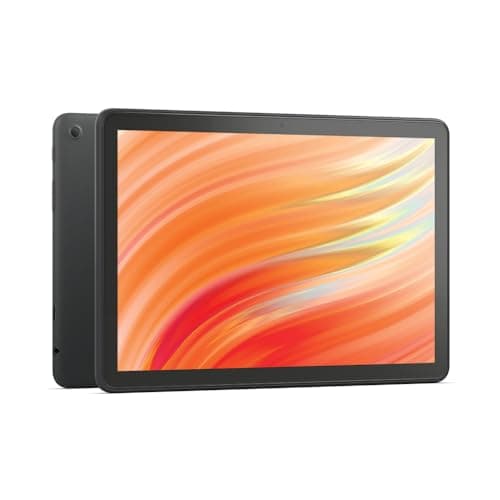 Like-New Amazon Fire HD 10 tablet (newest model) built for relaxation, 10.1" vibrant Full HD screen, octa-core processor, 3 GB RAM, 64 GB, Black