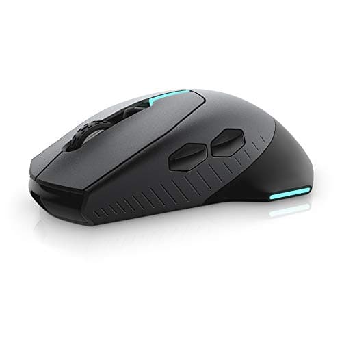 Alienware Wired/Wireless Gaming Mouse AW610M - 16000 DPI Optical Sensor, 350 Hour Rechargeable Battery, 7 Buttons, 3-ZONE 16.8m AlienFX RGB Lighting, Ergonomic - Dark Side of the Moon 10