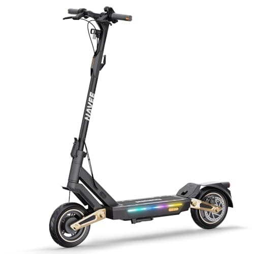 NAVEE ST3 Pro Electric Scooter, e-Scooter-for-Adults, Fast 25 20 Mph, 1000W 500W Motor with Suspension, Long Range 47 40 30 Miles, Off Road 10 inch Self-sealing Tires, Foldable Heavy Duty for Commuter