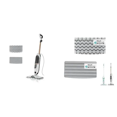 Shark SteamSpot Steam Mop with Steam Blaster Technology, 3 Steam Modes, 4 Washable Pads, XL Removable Water Tank, Lightweight, Steam Cleaner for sealed Hard Floors, Hardwood, Tile, Laminate