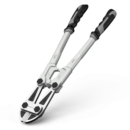 OTLOOMTBT 14 In Industrial Bolt Cutter - Chromium Molybdenum Steel, Lightweight & Portable, Heavy Duty for Locks/Chains/Fences - Ergonomic Design, Long Lifespan for Construction Workers, Locksmiths