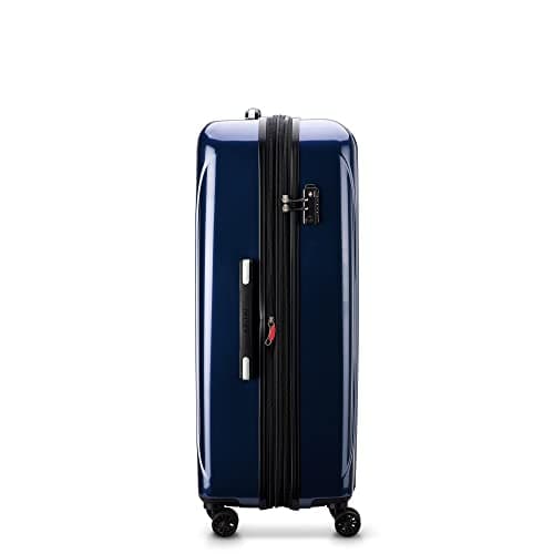 DELSEY PARIS Helium Aero Hardside Expandable Luggage with Spinner Wheels, Blue Cobalt, Checked-Large 28 Inch 6
