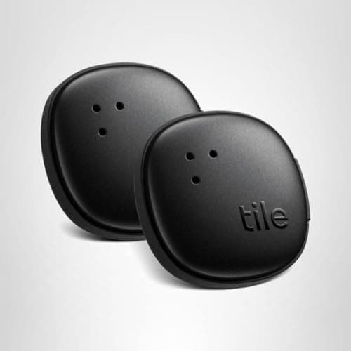 Life360 Tile Sticker - Small Bluetooth Tracker, Remote Finder and Item Locator for Bikes, Glasses and More. Both iOS and Android Compatible. Phone Finder. 2-Pack (Black) 9