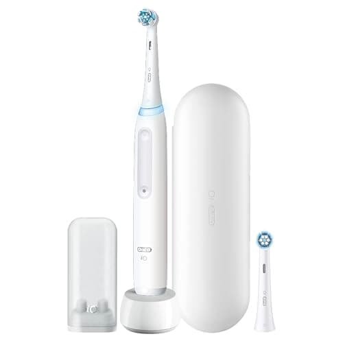 Oral-B iO Deep Clean Rechargeable Electric Toothbrush, White, iO Series 3 Limited, 2 Brush Heads, Travel Case, Pressure Sensor, 3 Cleaning Settings, 2-Minute Timer 13