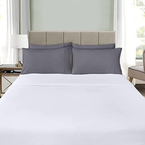 Utopia Bedding Queen Pillow Cases - 4 Pack - Envelope Closure - Soft Brushed Microfiber Fabric - Shrinkage and Fade Resistant Pillow Covers Queen Size 20 X 30 Inches (Queen, Grey) 7