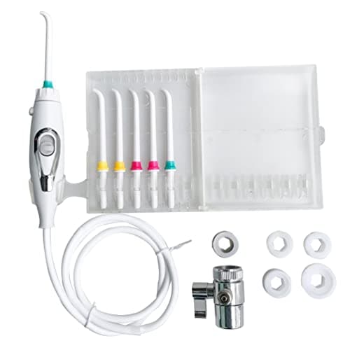 Water Flosser for Family Use, Oral Irrigator Non-Electric Safety Adjustable Faucet & Shower Spa, Water Pressure Dental Oral Care Tooth Cleaning.