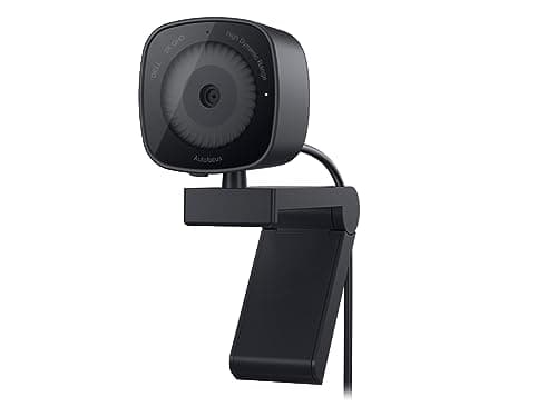 Dell Webcam WB3023-2K QHD/FHD/HD Resolution, Sony Sensor, f2.0 Aperture, Face Detection, Noise Reduction Mic, 2X HD Zoom, USB-A, Microsoft Teams/Zoom Certified - Black