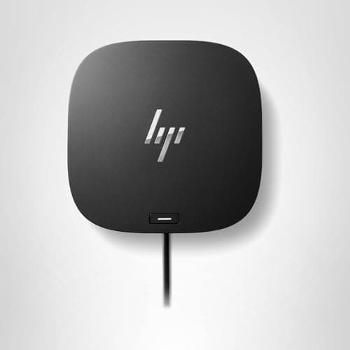 HP USB-C Dock G5-11-in-1 Adapter for Both USB-C and Thunderbolt-Enabled Laptops, PCs, & Notebooks - for Charging, Networking, or Data Transfers - Great for Secure & Remote Management,Black 11