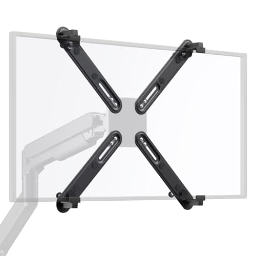 Universal VESA Mount Adapter - 17 to 32 Inch Monitor Screens to 75x75 and 100x100 VESA Mount, Holds Up to 22lbs