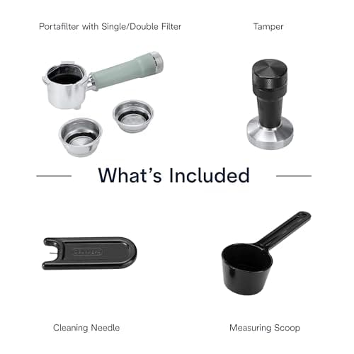 De'Longhi Dedica Duo Compact Espresso Machine - Cold Brew Coffee Maker with Milk Frother Wand- for Espresso, Hot & Iced Coffee, Cappuccinos, Lattes & Home Barista Brewing, Pistachio Green 11