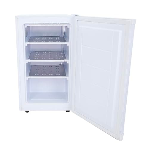 Avanti Upright Freezer Compact Design with 3 Fixed Metal Shelves, Reversible Door Adjustable Temperature Control and Flush-Back Design Perfect for Home, Office, Basements & More, 2.8-Cu.Ft, White 7