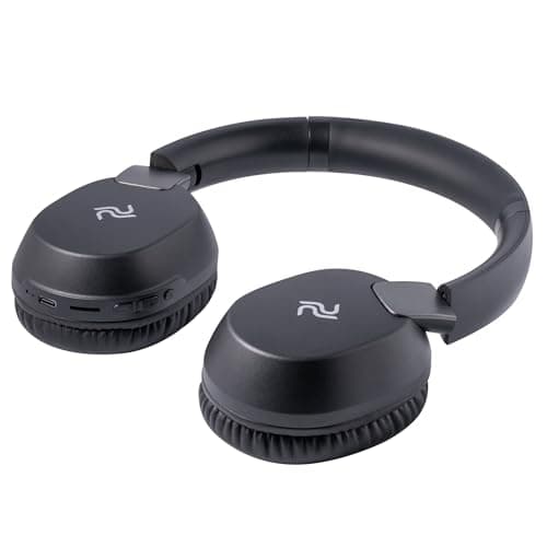 PODERIX Over-Ear Wireless Bluetooth Headphones, Lightweight 0.45 lb, Passive Noise Reduction, 25H Playtime, 120H Standby, Built-in Mic & FM Radio, Comfortable Design, USB-C Charging, Bluetooth 5.4 7