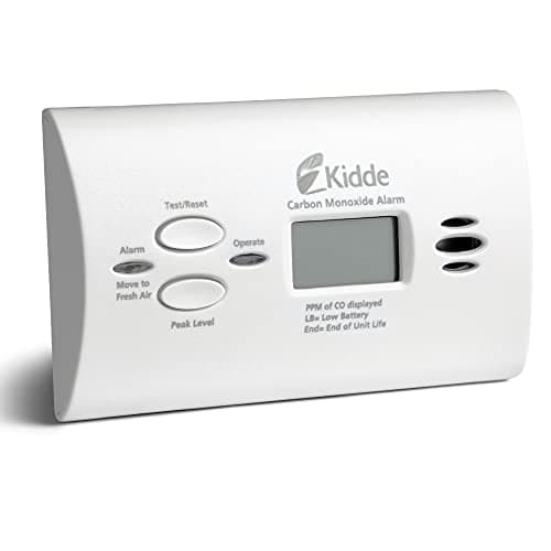Kidde Carbon Monoxide Detector, AA Battery Powered CO Alarm with LEDs, Test-Reset Button, Low Battery Indicator, Portable 9