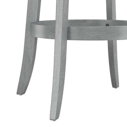 Hillsdale Furniture Savana Wood Bar Height Stool, 30" high, Blue Wire Brush 8