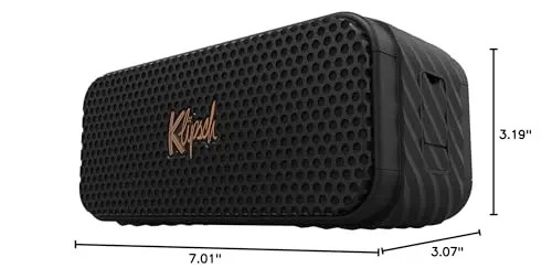 Klipsch Nashville Portable Bluetooth Speaker with a 2.25" full range drivers for 360 degree audio, IP67 dust and waterproof rating, 24 hours of playtime for a premium live concert experience 8