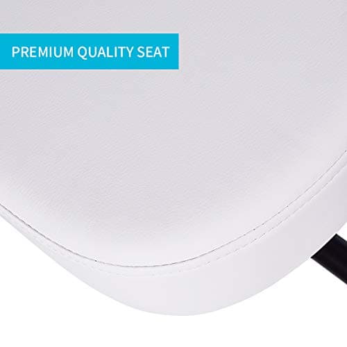 DRAGONN by VIVO Ergonomic Kneeling Chair, Adjustable Stool for Home and Office - Improve Your Posture with an Angled Seat - Thick Comfortable Cushions, White, DN-CH-K01W 9