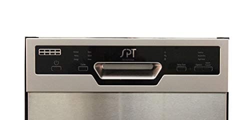 SPT SD-9254SSA 18″ Wide Built-In Stainless Steel Dishwasher w/Heated Drying, ENERGY STAR, 6 Wash Programs, 8 Place Settings and Stainless Steel Tub 6