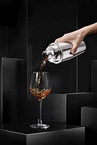 LUCKYGOOBO Cocktail Shaker,24 oz Martini Shaker,Drink Shaker Built-in Strainer,Professional Stainless Steel Margarita Mixer,Bartender Kit Gifts. 7