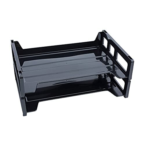 UNV08100 - Universal Side Load Letter Desk Tray, Black