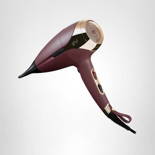 ghd Helios Professional Hair Dryer - Advanced 1875W Blow Dryer with Aeroprecis Technology, 75mph Airflow, Ionic Frizz Control, More Shine, Lightweight Design and Low Noise - Plum 10