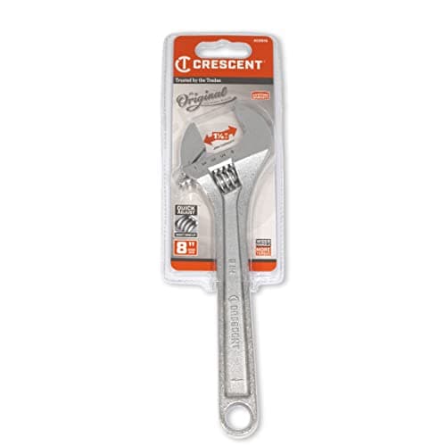 Crescent 8" Adjustable Wrench - Carded - AC28VS, Chrome 5