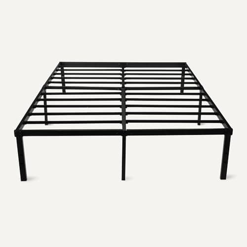 Amazon Basics - Metal Bed Frame, Non-Foldable Platform Bed, Easy Assembly, Full, 54W x 75L in, Black 5