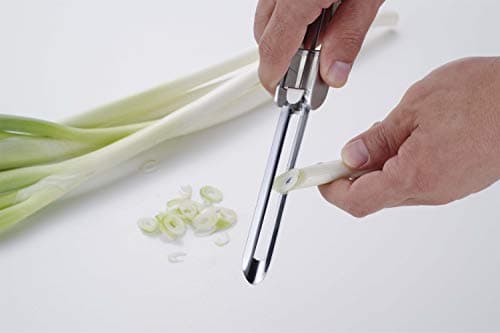 Stainless Steel Peeler, Long Vegetable Peeler, with plastic safety cover, 8.5 inch, Seki Japan 6