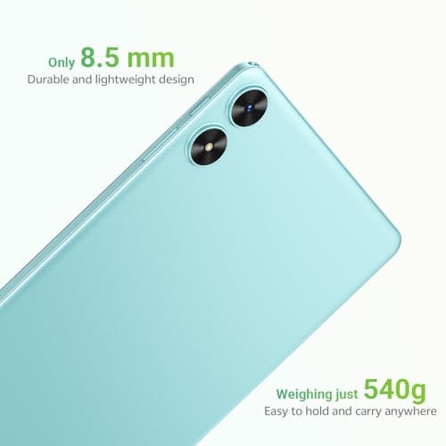 SHARECLOUD Tablet 10.1 inch, Android 15 Tablet with Case, 24GB RAM + 64GB ROM 1 TB Expandable, 1280x800 HD IPS Touch Screen, 8H Battery, WiFi 6, BT 5.4, Dual Camera (Blue) 7