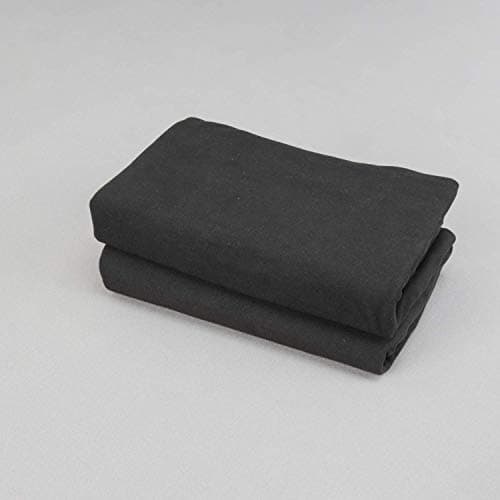 2-Pack Stretch Pillow Cases - Jersey Knit & Ultra Soft Envelope Closure Pillowcases T-Shirt Like Microfiber Blend - Suitable for Queen or Standard Size Set of 2, Black 5