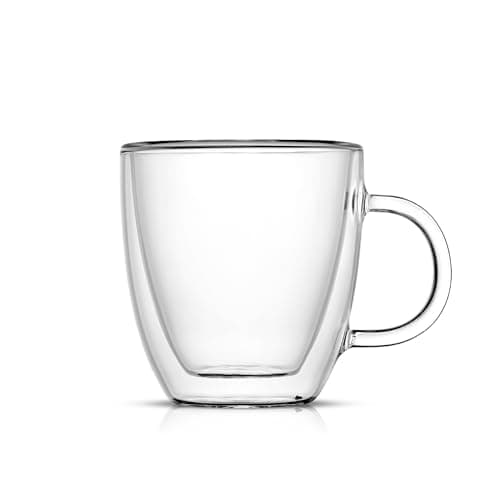 JoyJolt Savor Double Wall Insulated Glasses Espresso Mugs (Set of 2) - 5.4-Ounces 8