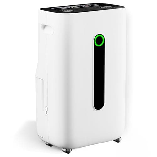 5,000 Sq.Ft 80 Pint Dehumidifier for Basements an.7Gallon Water Tank,Intelligent Humidity Control,Dual Protection and 4 Modes,for Large room