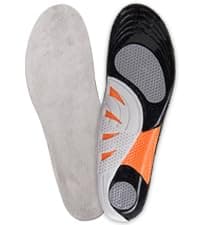 FOOTSECRT Ultra Thin Insoles for Men, Comfort Gel Insoles for Men,Arch Support Inserts Men with Massaging Gel, Reduce Feet and Knee Pressure for All Day(Men Size 7-11 Gray) 7