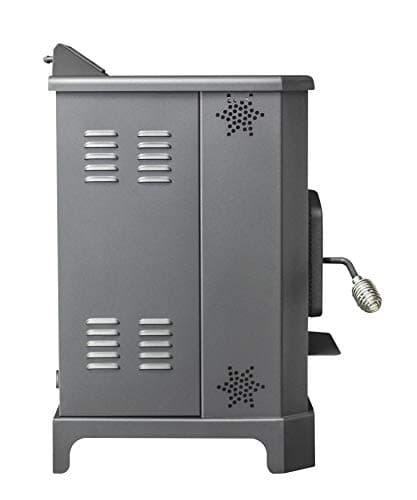 US Stove 5501S 2,200 Sq. Ft. King Mini Pellet Stove with 20 lb. Hopper and Remote 5
