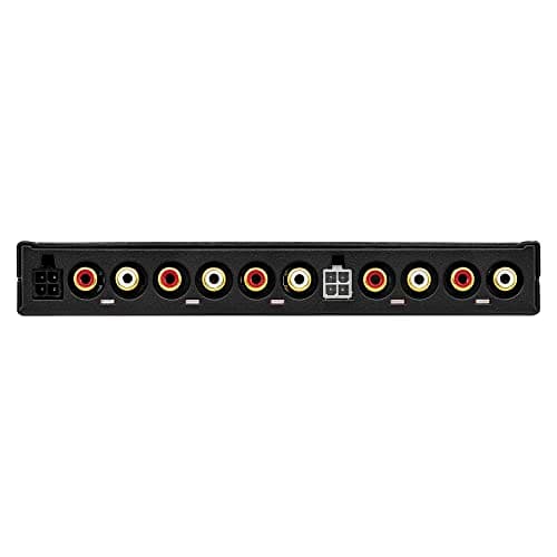 DS18 EQX7PRO Audio Equalizer/Crossover High Level Input 7-Band Auto Turn On, Subwoofer Output, Adjustable Filters, High Volt Led Indicator, RCA Input - Great for Finely Adjusting Amplifiers Ranges 5