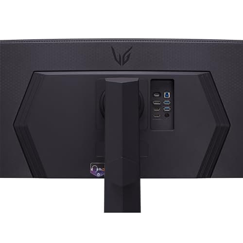LG 45GR75DC-B Ultragear Curved Gaming Monitor 45-Inch 32:9 Dual QHD 1ms 200Hz VESA DisplayHDR 600 with DCI-P3 95% AMD FreeSync Premium Pro Enhanced Gaming GUI DTS HP:X 3-Way Adjustable Stand - Black 6