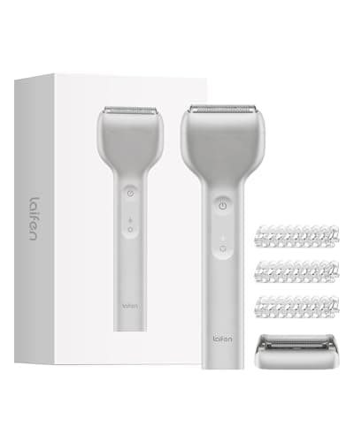 Laifen T1 Pro 1-Blade Electric Shaver, High-Speed 12,000 Cuts/Min, Long Hair Trimmer with 3 Guards, for Sparse Beard & Daily Styling, Wet & Dry, IPX7 Waterproof (Aluminum Alloy)