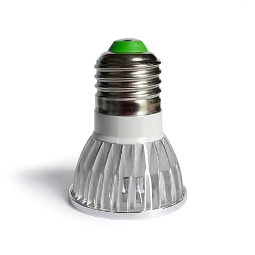 Klgeivb 940nM IR Illuminator, E26 E27 Infrared Spotlight Light Bulb Lamp 9W (3 High Power 3Watt LED), 45°, to Enhance Night Vision of IR Cameras, for CCTV Clear Surveillance Images at Night (940nm) 5