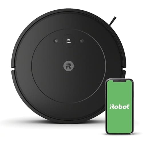 iRobot Roomba Vac Robot Vacuum (Q011) - Power-Lifting Suction, Quieter Cleaning Mode, Multi-Surface Cleaning, Cleans in Neat Rows, Easy to use, Self-Charging, Works with Alexa