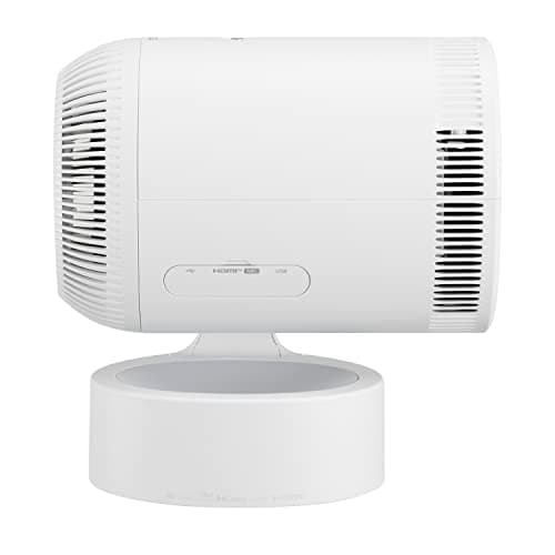 LG CineBeam Home Cinema PU700R 4K UHD Smart Projector, HDR10, 1000 Lumens, Auto Screen Adjustment with 90 Degree rotation, Airplay 2 support, Bluetooth Dual sound out, Mood lighting 10