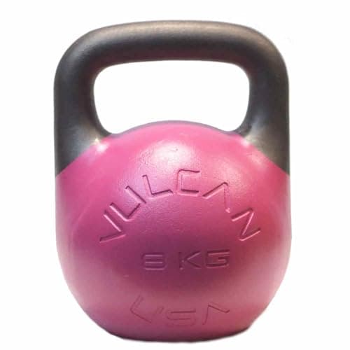Vulcan Competition Kettlebell – Ergonomic Steel Design with 35mm Wide Grip Handle | Ideal for Strength Training and Workouts | Suitable for All Hand Sizes 9