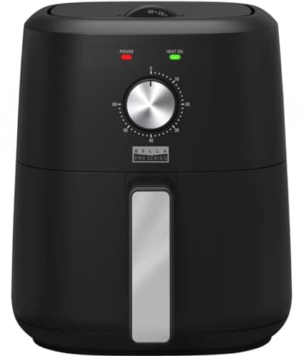 Bella Pro Bella Pro 3-quart Analog Air Fryer in Black Plastic, 90203