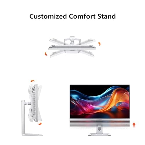 INNOCN 32" Mini LED 4K UHD 3840 x 2160 Computer Gaming Monitor 144Hz 1ms IPS HDR1000 HDMI 2.1 Monitor, 99% DCI-P3, USB Type-C Connectivity, Pivot/Height Adjustable Stand - 32M2V 8